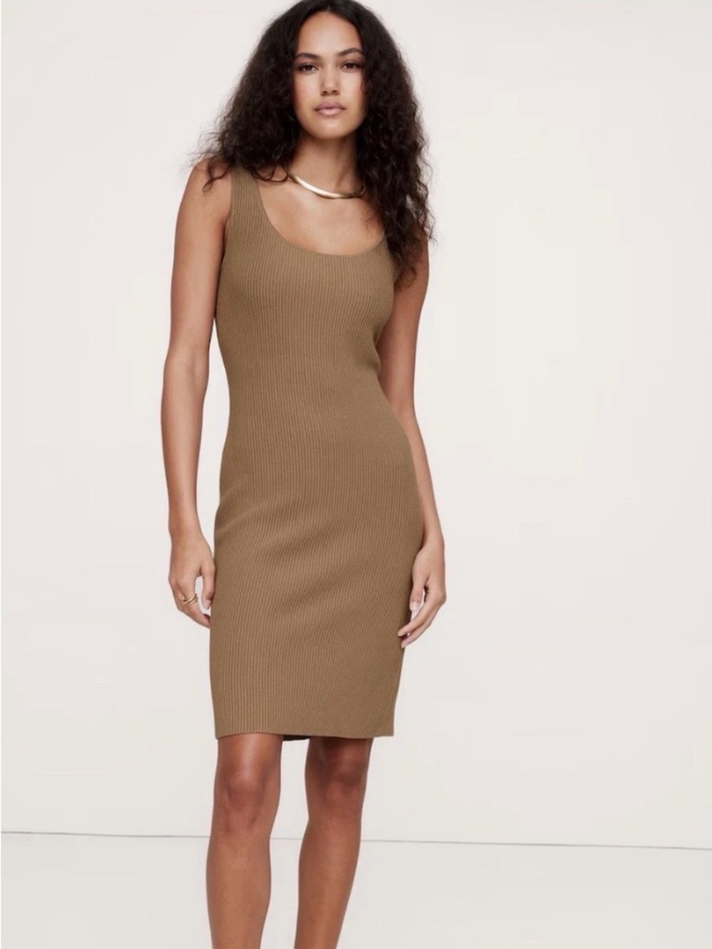 NWT Banana Republic Sculpted Ribbed Tank Dress